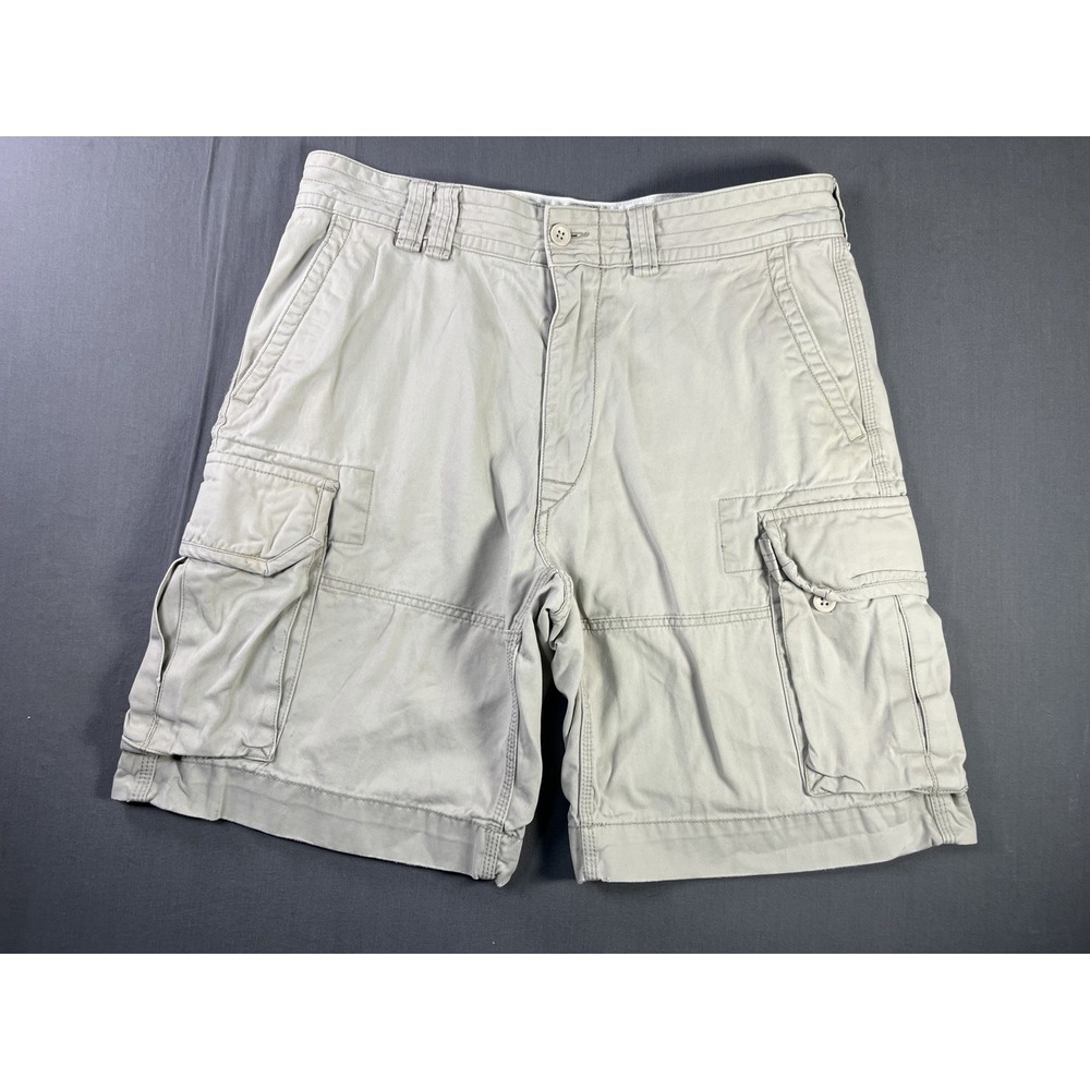 Polo Ralph Lauren Mens 34 Khaki Classic Polo Chino Cotton Cargo Shorts